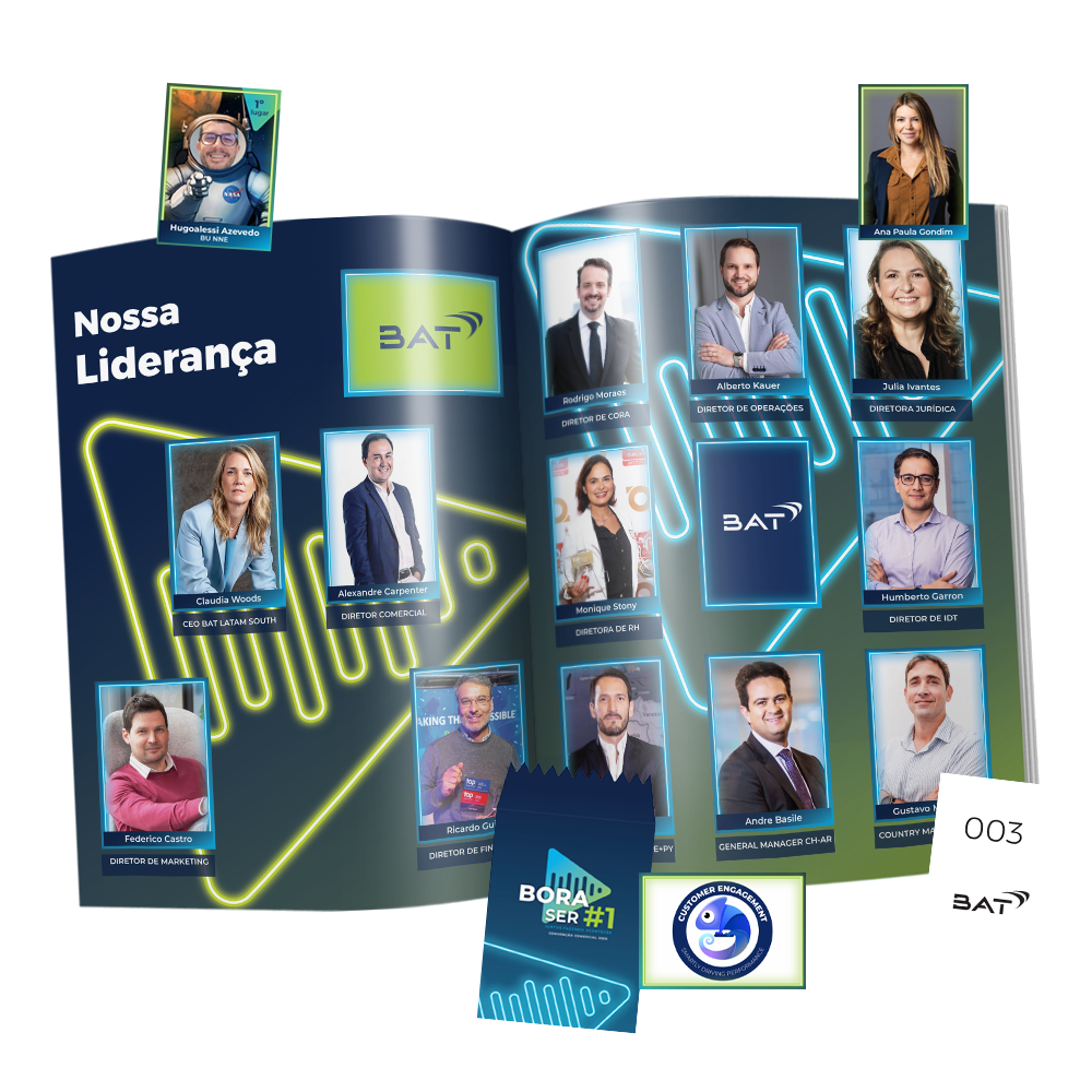 Campanha corporativa desenvolvida para a BAT